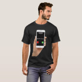 T-shirt met 'geld dat belt' (Voorkant volledig)
