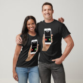 T-shirt met 'geld dat belt' (Unisex)