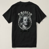 T-shirt met geld van US-dollar (Design achterkant)