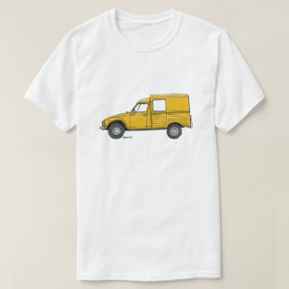 T-shirt met gele Citroën Acadiane