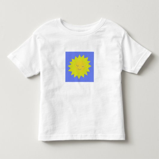 T-shirt met Gele Zon (Voorkant)