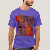 T-shirt met geometrisch perspectief (Voorkant)