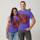 T-shirt met geometrisch perspectief (Unisex)