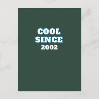 T-shirt met gepersonaliseerd jaar in vintage stijl briefkaart