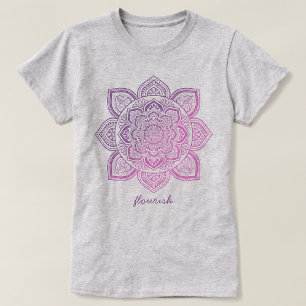 T-shirt met gepersonaliseerde Rosaline Mandala