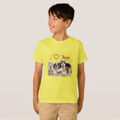 T-Shirt met gepersonaliseerde tekst voor hondenclu (Voorkant volledig)