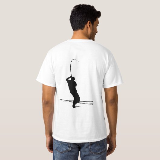 T-shirt met gestreept gewicht (Achterkant volledig)