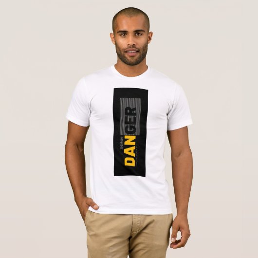 T-shirt met gevaar (Voorkant volledig)