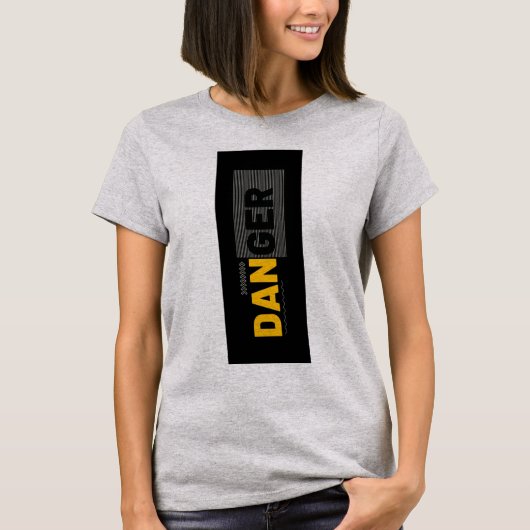 T-shirt met gevaar (Voorkant)