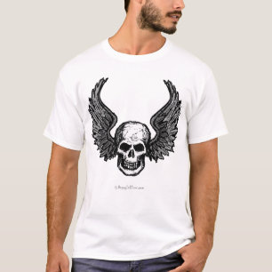 T-shirt met gevlekte huid