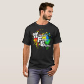 T-shirt met gevlekte rode rode hond (Voorkant volledig)