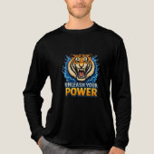 T-shirt met gewaagde straatkunstgrafiek (Voorkant volledig)