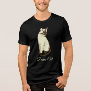 T-shirt met goddelijke kat