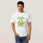 T-shirt met goede vibes (Voorkant volledig)