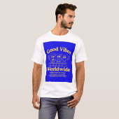 T-shirt met goede vibes (Voorkant volledig)