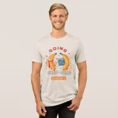 T-shirt met 'Going Bananas Party Vibes' (Voorkant volledig)