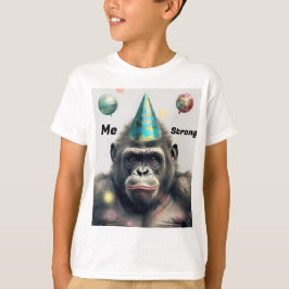 T-shirt met gorilla voor jongens