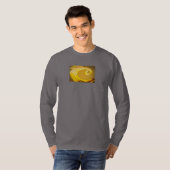 T-shirt met gouden drakenstaart (Voorkant volledig)