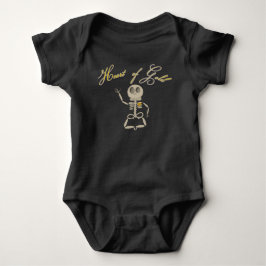 T-shirt met gouden hart