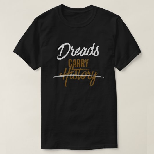 T-shirt met grafische afbeelding van dreadlocks vo (Design voorkant)