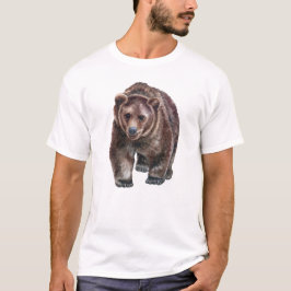 T-shirt met grafische afbeelding van een brullende