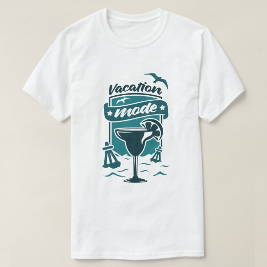 T-shirt met grafische afbeelding van een ontspanne (Design voorkant)