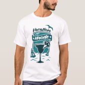 T-shirt met grafische afbeelding van een ontspanne (Voorkant)