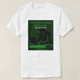 T-shirt met grafische afbeelding van hacker-laptop