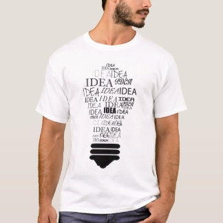 T-shirt met grafische afbeelding van heldere ideeë