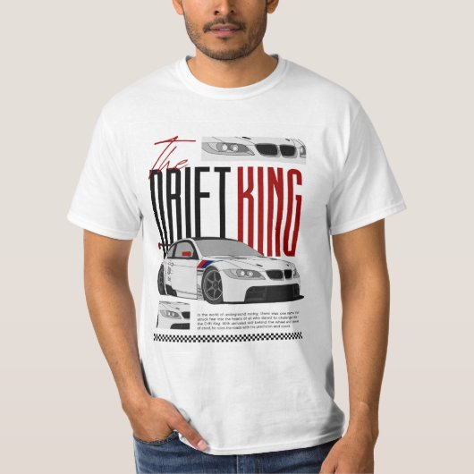 T-shirt met grafische afdruk voor heren van premiu (Voorkant)