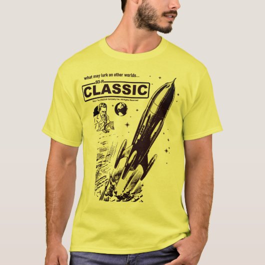 T-shirt met grafische print van een klassieker uit (Voorkant)