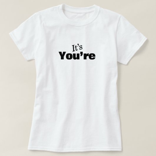 T-shirt met Grammaticapolitie (Design voorkant)