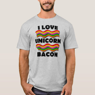 T-Shirt met grappige eenhoorn spek