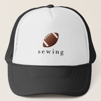 T-Shirt met grappige en hilarische voetbal-naaigra Trucker Pet