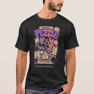 T-Shirt met Grappige Introverte Hond die het Druk