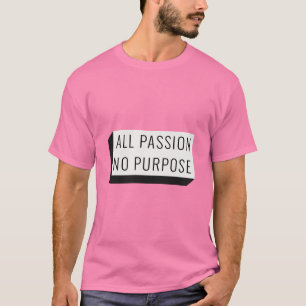 T-shirt met grappige maar nihilistische slogan