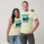 T-shirt met grappige tekst over de toekomst (Unisex)