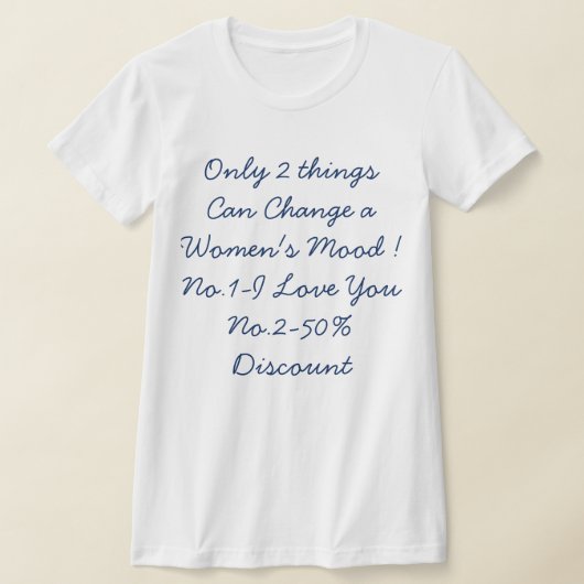 T-shirt met grappige uitspraak voor vrouwen (Laagn)