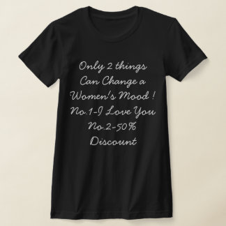 T-shirt met grappige uitspraak voor vrouwen