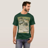 T-shirt met Grijze Wolven (Voorkant volledig)