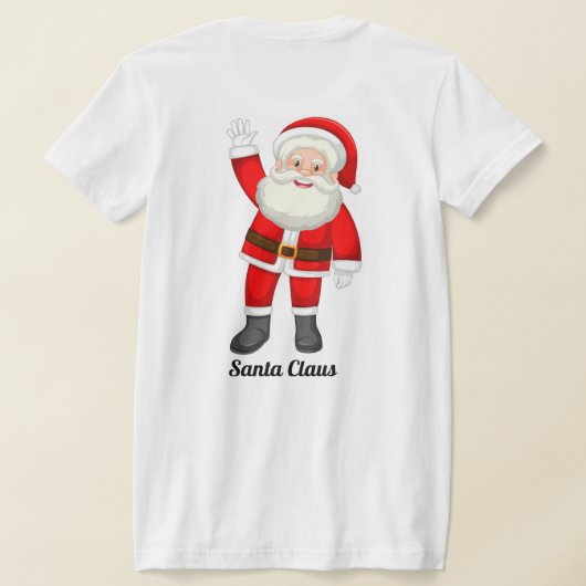 T-shirt met grillige sinterklaas Design (Laag Achter)