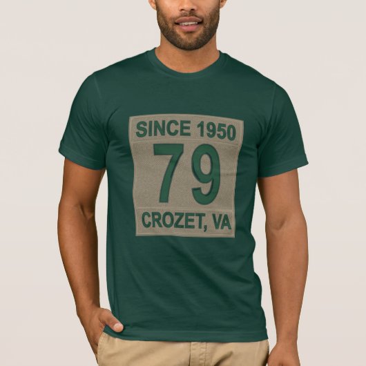 T-shirt met grote patch van Mark's Troop 79 (Voorkant)