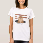 T-shirt met Groundhog Day | Retro EST 1887 (Voorkant)