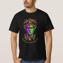 T-shirt met Halloween-monster en zijn koningin