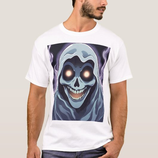 T-shirt met Halloween thema (Voorkant)