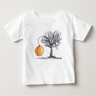 T-shirt met handgetekende Giant Peach