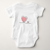 T-shirt met hart ontwerp (Achterkant)