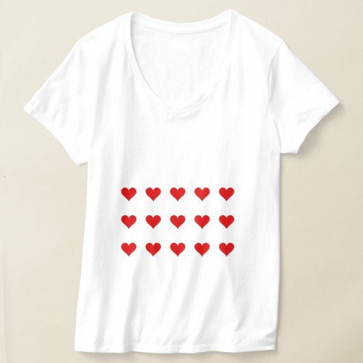 T-shirt met harten (Laagn)