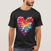 T-shirt met "Heart Connection" Draag de Bond Tha (Voorkant)