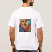 T-shirt met "Hearty Hugs" (Achterkant)